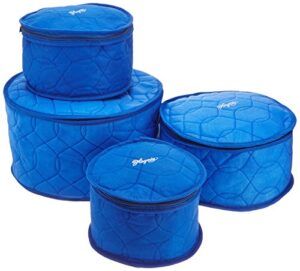 hagerty plate saver china storage, set of 4, blue