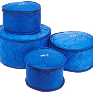 Hagerty Plate Saver China Storage, Set of 4, Blue