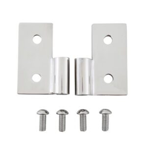 Smittybilt Lower Door Hinge Bracket (Stainless Steel) - 7407