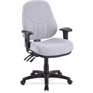 lorell chair, high-back, gray