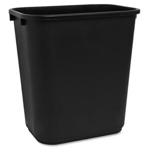 sparco rectangular 7 gal. black wastebasket (spr02160)