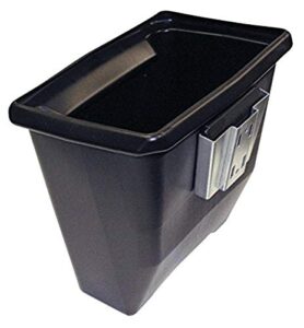 carrand 94101 squeegee bucket with bracket, 1 gallon , black