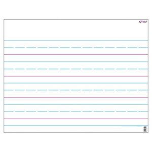 trend enterprises, inc. handwriting paper wipe-off chart, 22″ x 28″