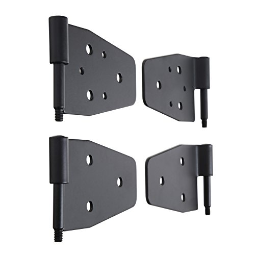 Smittybilt Half Door Hinge Set (Black Stainless Steel) - 7641