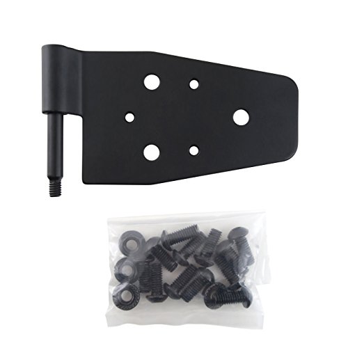 Smittybilt Half Door Hinge Set (Black Stainless Steel) - 7641