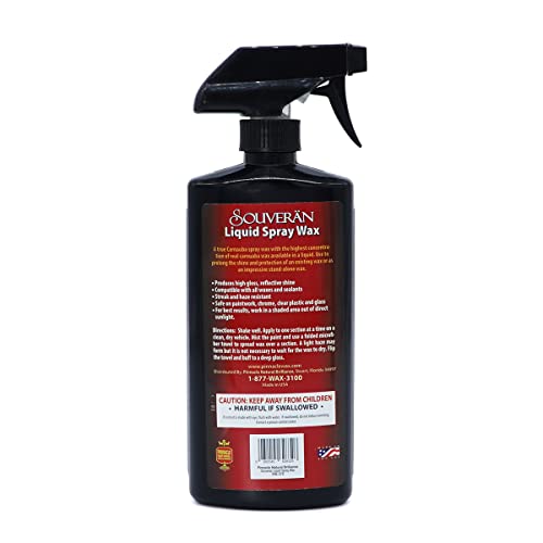 Pinnacle Natural Brilliance PIN-375 Souveran Liquid Spray Wax, 16 fl. oz.