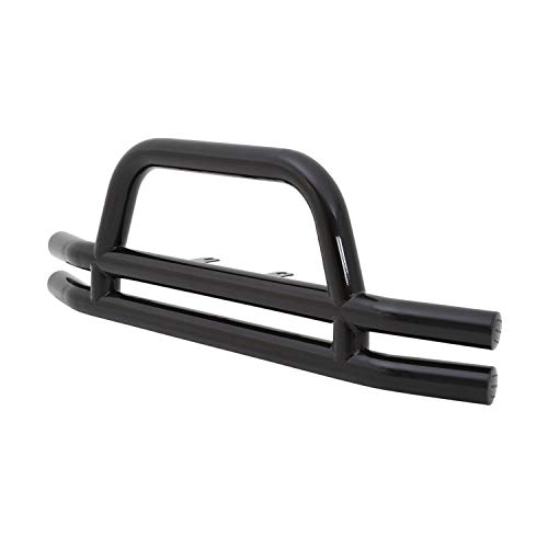 Smittybilt 3 Front Tube Bumper with Hoop (Black) - JB48-F"