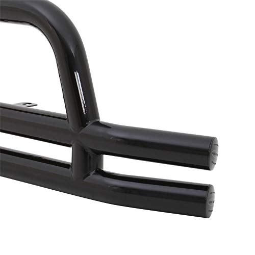 Smittybilt 3 Front Tube Bumper with Hoop (Black) - JB48-F"