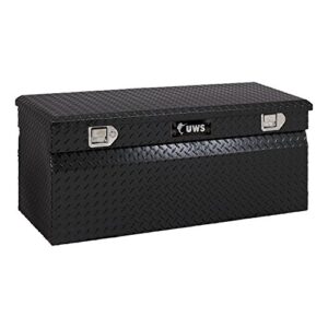 uws tbc-60-blk black 60″ standard chest with beveled insulated lid