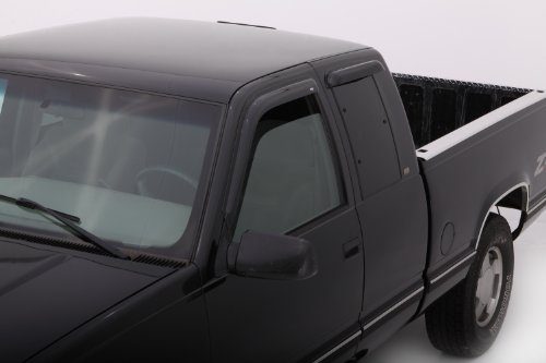 Auto Ventshade [AVS] Original Ventvisor | Outside Mount, Smoke Color, 4 pc | 94231 | Fits 1988 - 1999 Chevrolet/GMC C/K1500/2500/K3500 Extended Cab