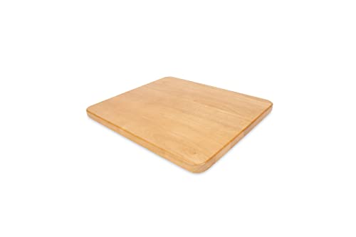 Camco RV Oak Accents Sink Cover, 13" x 15" | Adds Additional Counter and Cooking Space in Your Camper or RV Kitchen | Features an Oak Wood Finish with Adjustable Rubber Feet (43431)