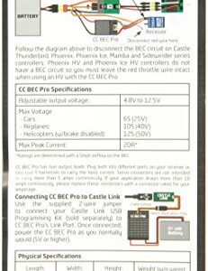 Castle Creations CC Bec Pro 20A 12S Switching Regulator