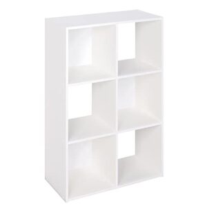 closetmaid 8996 cubeicals organizer, 6-cube, white