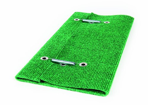 Camco Wrap Around Step Rug- Protects Your RV from Unwanted Tracked in Dirt, Works on Electrical and Manual RV Steps (Green) (42923)