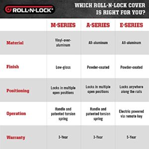 Roll N Lock M-Series Retractable Truck Bed Tonneau Cover | LG571M | Fits 2007 - 2021 Toyota Tundra (w/o OE track system or Trail Edition) 6' 7" Bed (78.7")