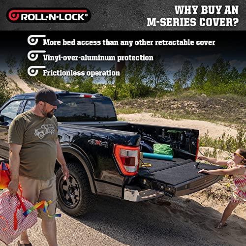 Roll N Lock M-Series Retractable Truck Bed Tonneau Cover | LG571M | Fits 2007 - 2021 Toyota Tundra (w/o OE track system or Trail Edition) 6' 7" Bed (78.7")