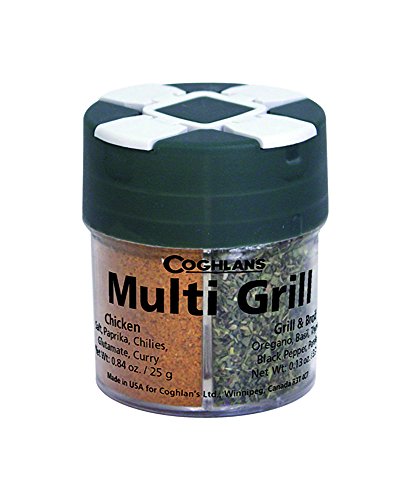 Coghlan's Multi-Grill Spice and Herb Assortment Shaker (Seafood, Pepper Steak, Chicken, Grill & Boil)