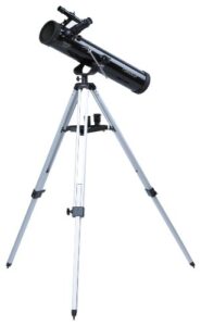 coleman 700 x 76mm reflector telescope with tripod (black)