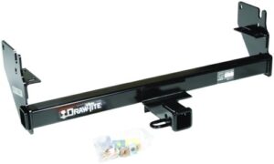 draw-tite 75236 class 3 trailer hitch, 2 inch receiver, black, compatible with 2005-2015 toyota tacoma