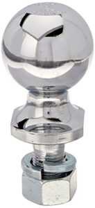 tow ready draw-tite trailer hitch ball, 2 in. diameter, 3,500 lbs. capacity, chrome