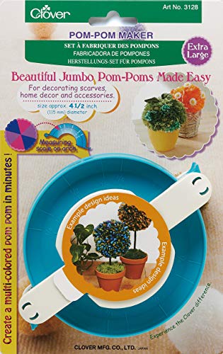 Clover Extra Large Pom-Pom Maker, Size: 4.5"