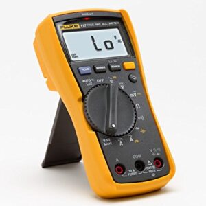 Fluke 117 Digital Multimeter, Non-Contact AC Voltage Detection, Measures Resistance/Continuity/Frequency/Capacitance/Min Max Average, Automatic AC/DC Voltage Selection, Low Impedance Mode