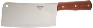 winco 8″ heavy duty chinese cleaver with wooden handle