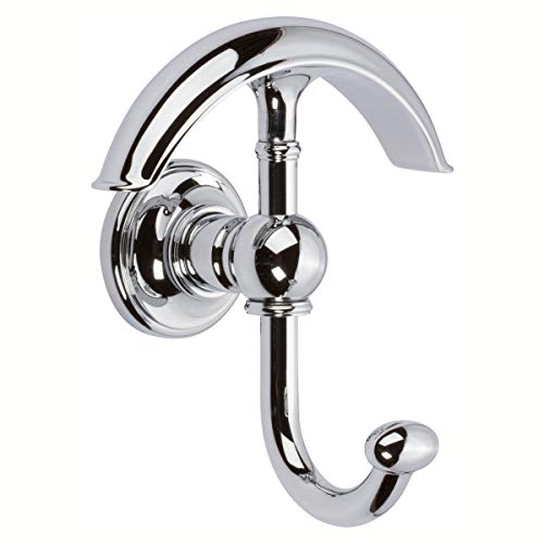 Ginger 4511/PC Columnar Double Robe Hook, Polished Chrome