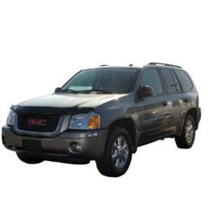 Auto Ventshade [AVS] Bugflector II Hood Shield for 2002 - 2009 GMC Envoy, 2003 - 2008 Isuzu Ascender | High Profile, Smoke, 1 pc. | 25226