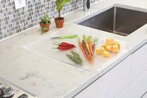 better houseware multi purpose drain board and cutting board – frosted