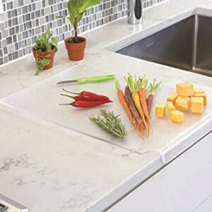 Better Houseware Multi Purpose Drain Board and Cutting Board - Frosted