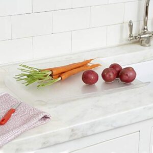 Better Houseware Multi Purpose Drain Board and Cutting Board - Frosted