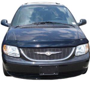 Auto Ventshade [AVS] Bugflector II Hood Shield for 2001 - 2007 Dodge Caravan & Grand Caravan, Chrysler Town & Country | High Profile, Smoke, 1 pc. | 24607