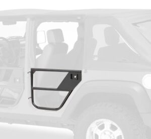 bestop 5181101 black element doors for 2007-2018 wrangler jk 2dr & 4dr – front/rear