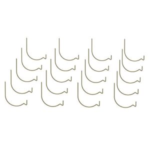 home decoration wall hooks – hang shelves, art, mirrors, frames, or planters – super hooks by lavish home – mount home or office décor with ease- 20pc