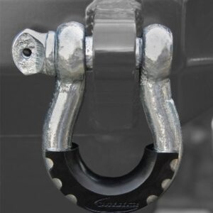 Daystar, Black D-Ring Shackle Isolator pair, protect your bumper and reduce rattling, KU70056BK, Made in America