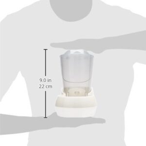 Van Ness Pets Extra Small Auto Gravity Feeder, 1.5 Pound Capacity for Dogs and Cats, White