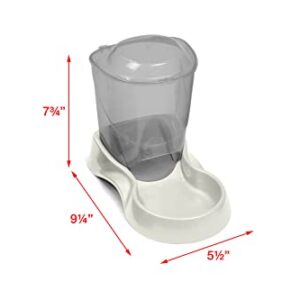 Van Ness Pets Extra Small Auto Gravity Feeder, 1.5 Pound Capacity for Dogs and Cats, White