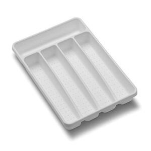 madesmart value mini silverware tray, white
