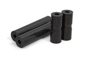 daystar, polyurethane black rope rollers for winch roller fairleads, fits most 8k lb to 12.5k lb winches, ku70054bk, made in america