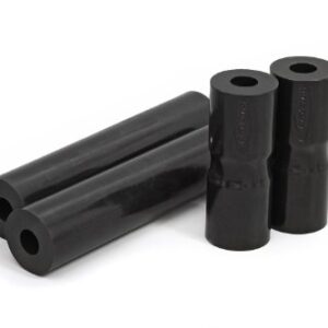 Daystar, Polyurethane Black Rope Rollers For Winch Roller Fairleads, fits most 8k lb to 12.5k lb winches, KU70054BK, Made in America