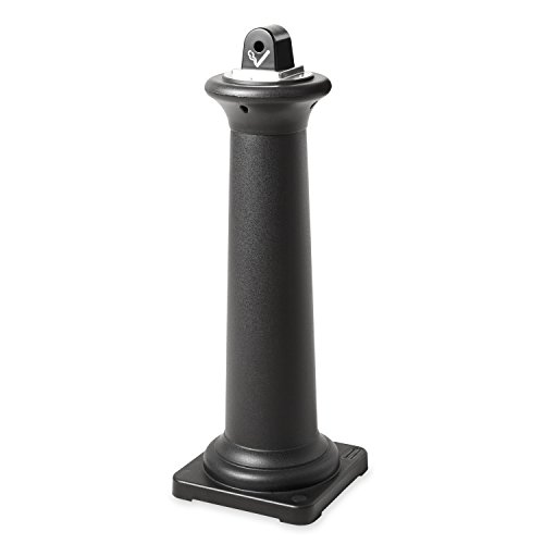 Rubbermaid Commercial Products FG9W3000BLA GroundsKeeper Tuscan Smoking Management Station, Silver, 38.4" x 13" x 13&quot