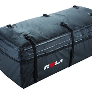 ROLA 59102 Wallaroo Cargo Bag, Rainproof, Expandable Hitch Tray Carrier,Black