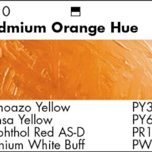 Grumbacher Academy Oil Paint, 37 ml/1.25 oz, Cadmium Orange Hue