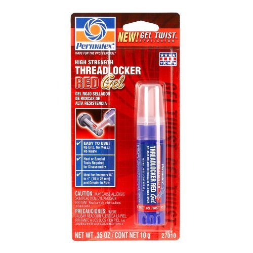 Permatex Red Gel Twist Threadlocker High Strength