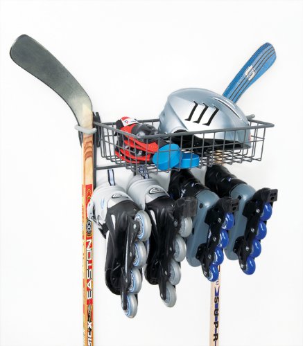 Organized Living Activity Organizer Skate Rack with Basket