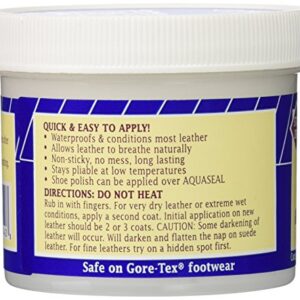 AQUA SEAL Aquaseal Leather Waterproof Cream, 4-Ounce