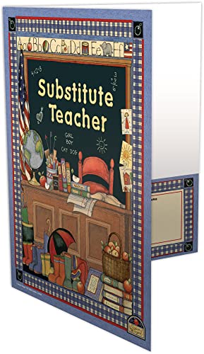 Teacher Created Resources Substitute Teacher Pocket Folder from Susan Winget (4836)