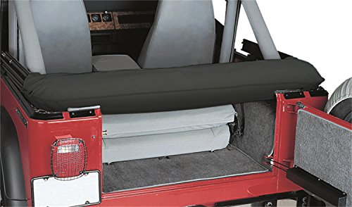 Rampage Soft Top Storage Boot | Vinyl, Black Denim | 600015 | Fits 1997 - 2006 Jeep Wrangler TJ