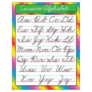cursive alphabet zaner-bloser learning chart